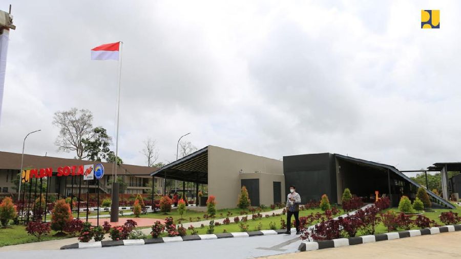 PLBN Terpadu Sota di Merauke, Presiden Jokowi:  Kawasan Perbatasan Representasi Kemajuan Bangsa . (Biro Pers Kementrian PUPR)