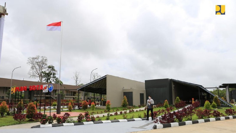 PLBN Terpadu Sota di Merauke, Presiden Jokowi:  Kawasan Perbatasan Representasi Kemajuan Bangsa . (Biro Pers Kementrian PUPR)