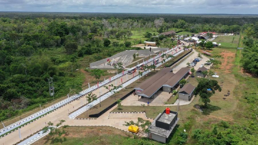 PLBN Terpadu Sota di Merauke, Presiden Jokowi: Kawasan Perbatasan Representasi Kemajuan Bangsa . (Biro Pers Kementrian PUPR)