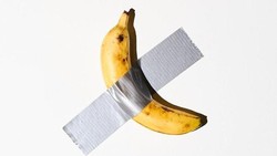 Karya Seni Pisang Dilakban Rp 99,5 Miliar Langsung Dimakan Pembelinya