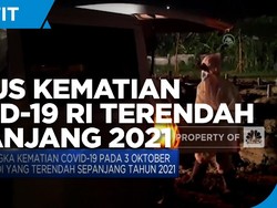 Kasus Kematian Covid-19 RI Terendah Sepanjang 2021