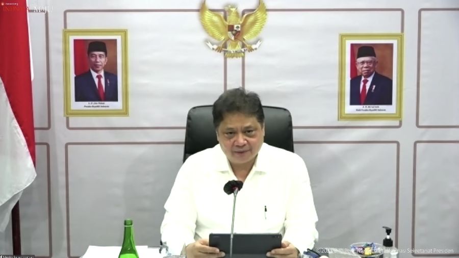 Konferensi Pers PPKM, Jakarta, 4 Oktober 2021 (Tangkkapan Layar Youtube)