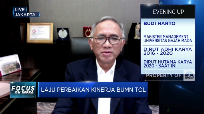Budi Harto: Hutama Karya Tawarkan 5 Ruas Tol Sumatera ke INA (CNBC Indonesia TV)