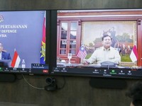 Menhan Malaysia Berbincang dengan Menhan Prabowo, Bahas Apa?