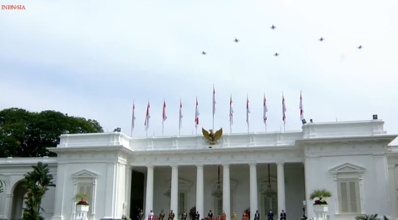 Upacara Peringatan Ke-76 Hari Tentara Nasional Indonesia, 5 Oktober 2021 (Tangkapan Layar Youtube Sekretariat Presiden) Upacara Peringatan Ke-76 Hari Tentara Nasional Indonesia, 5 Oktober 2021 (Tangkapan Layar Youtube Sekretariat Presiden)