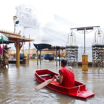 Potret Banjir Parah di Thailand karena Serangan Badai Dianmu