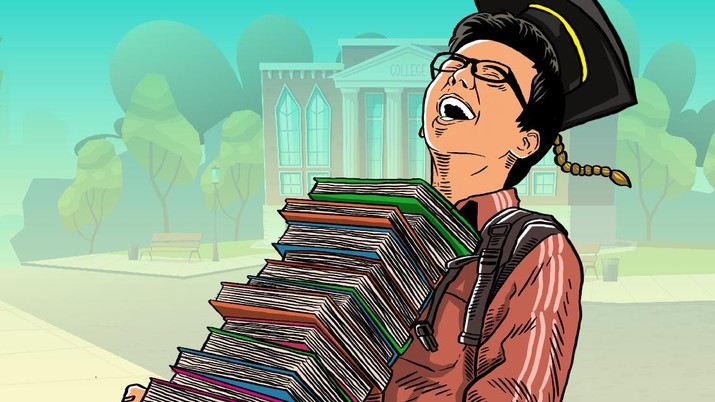 Infografis/5 jurusan kuliah paling potensial dapat gaji fantastis / Aristya Rahadian