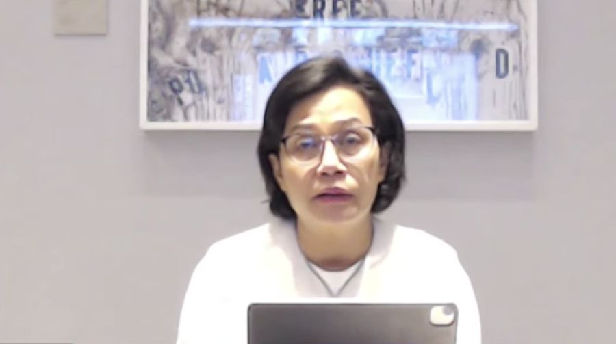 Menteri Keuangan Sri Mulyani  (Tangkapan Layar Youtube Kemenkeu RI)