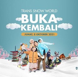 Asyik, Trans Snow World Dibuka Lagi Besok dengan Prokes Ketat