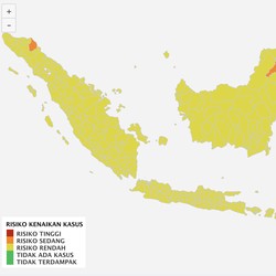 3 Minggu Beruntun, RI Terbebas Dari Jerat Zona Merah Covid-19