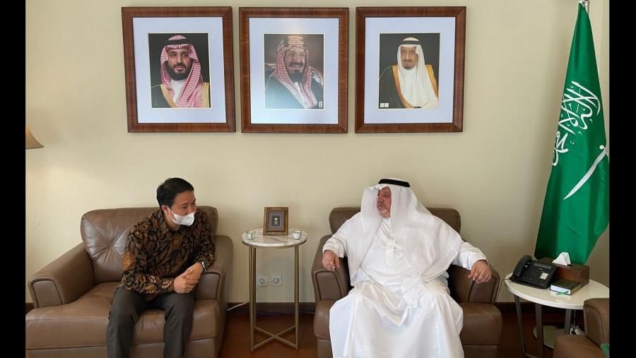 Dirjen PHU Hilman Latief bersilaturahim ke Dubes Saudi di Jakarta