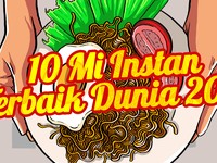 10 Mi Instan Terbaik Dunia 2021, Ada Indomie Goreng!