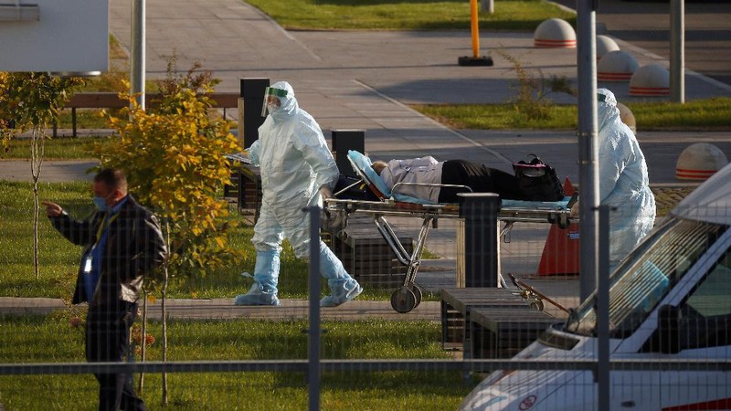 Kasus Covid-19 di Rusia Meningkat. AP/