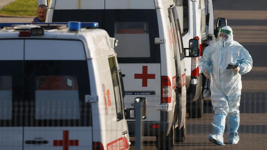 Kasus Covid-19 di Rusia Meningkat. (REUTERS/MAXIM SHEMETOV)