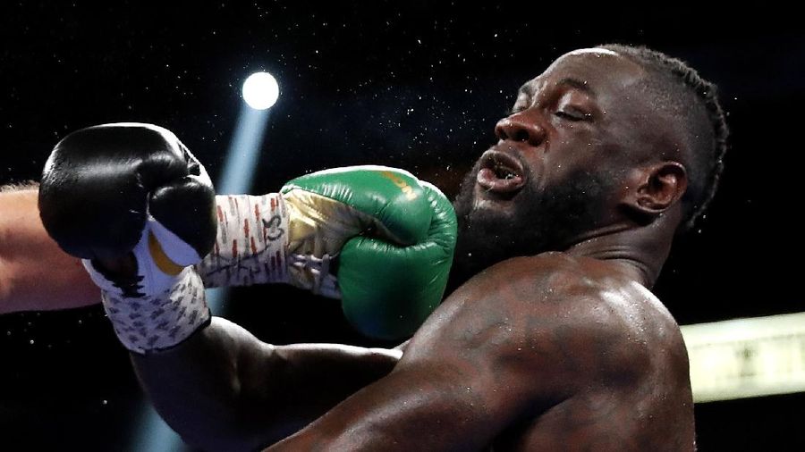 Boxing - Tyson Fury v Deontay Wilder - WBC Heavyweight Title - T-Mobile Arena, Las Vegas, Nevada, U.S. - October 9, 2021  Tyson Fury in action against Deontay Wilder REUTERS/Steve Marcus     TPX IMAGES OF THE DAY