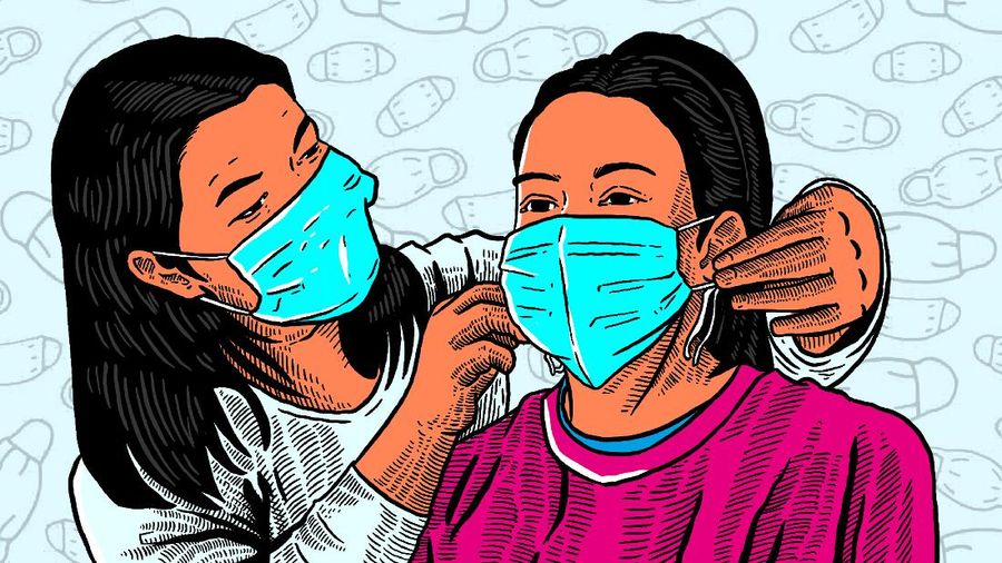 Infografis/Tips Dan Rekomendasi Pemakaian Masker Pada Anak/Aristya Rahadian