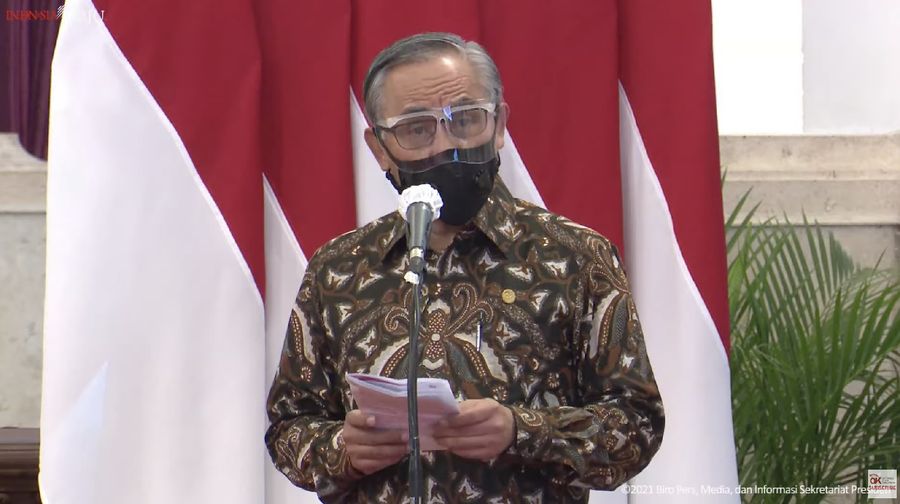Ketua Dewan Komisioner Otoritas Jasa Keuangan (OJK) Wimboh Santoso dalam Acara OJK Virtual Day (Tangkapan Layar Youtube Sekretariat Presiden)