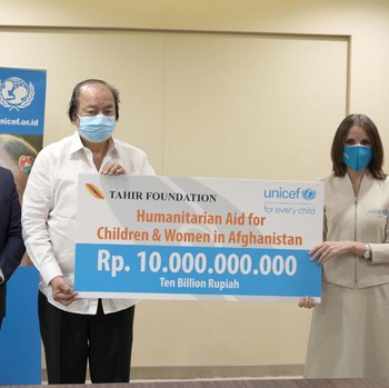Ssst.. Crazy Rich RI Bantu Anak Afghanistan Lewat UNICEF