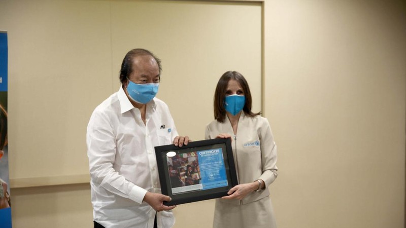 Dato' Sri Tahir, melalui Tahir Foundation hari ini mengumumkan hibah senilai Rp 10 miliar (sekitar US$ 700.000) untuk mendukung respon UNICEF terhadap krisis kemanusiaan di Afghanistan. (Dok. ist)
