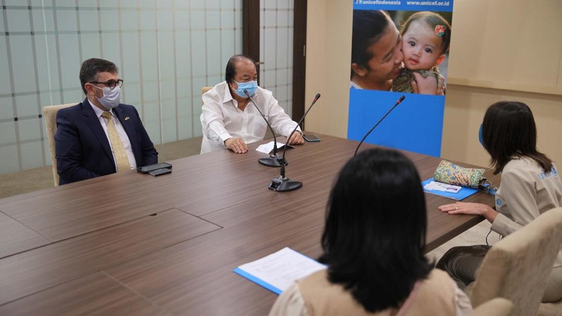 Dato' Sri Tahir, melalui Tahir Foundation hari ini mengumumkan hibah senilai Rp 10 miliar (sekitar US$ 700.000) untuk mendukung respon UNICEF terhadap krisis kemanusiaan di Afghanistan. (Dok. ist)
