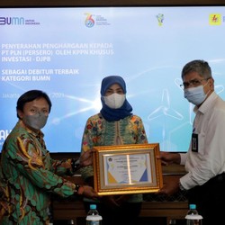 Kemenkeu Nobatkan PLN Jadi Debitur Terbaik Kategori BUMN