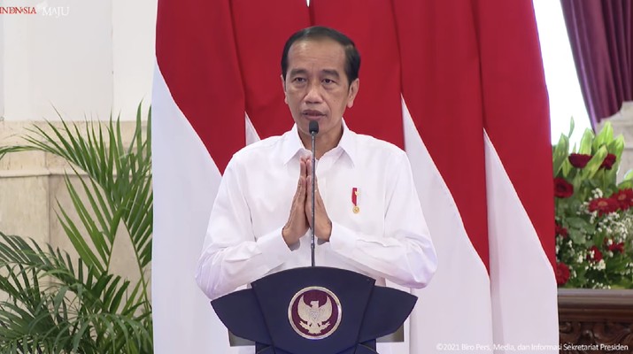 Pengarahan Presiden Joko Widodo pada Peserta PPSA XXIII dan PPRA LXII Tahun 2021 LKNRI, 13 Oktober 2021. (Tangkapan Layar Youtube Sekretariat Presiden) Pengarahan Presiden Joko Widodo pada Peserta PPSA XXIII dan PPRA LXII Tahun 2021 LKNRI, 13 Oktober 2021. (Tangkapan Layar Youtube Sekretariat Presiden)