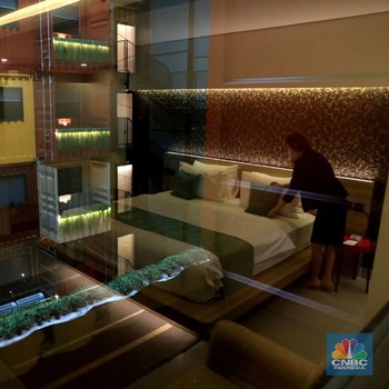 Kreatif! Tumpukan Kontainer Bekas 'Disulap' Jadi Hotel