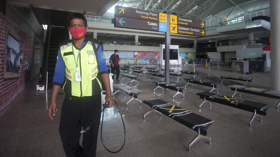 Bandara Internasional Ngurah Rai di Bali Bersiap Sambut Turis