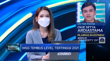 Menguat Lebih Dari 1% , IHSG Tembus Level Tertinggi 2021