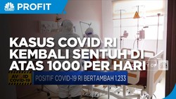 Kasus Covid-19 RI Kembali Sentuh di Atas 1000 per Hari
