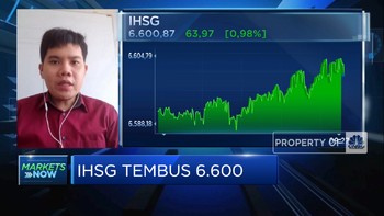 Reli Berlanjut, IHSG Awal Perdagangan Sentuh Level 6.600-an