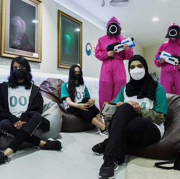 Sampai ke Arab, Potret Permainan 'Squid Game' Gemparkan Dunia