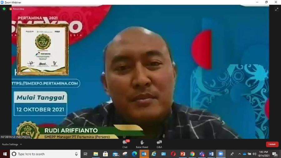Pertamina Raih Top CSV Award 2021 Lewat Pinky Movement