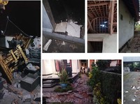 Potret Bangunan Rusak Usai Gempa M 4,8 Bali