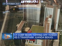 CT Corp Resmi Topping Off Tower Ke-5 Transpark Juanda Bekasi