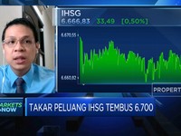 Ditopang Sentimen Domestik, IHSG Siap Tembus Level 6.700