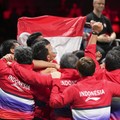 Tanpa Merah Putih, Potret Indonesia Menang Thomas Cup 2020