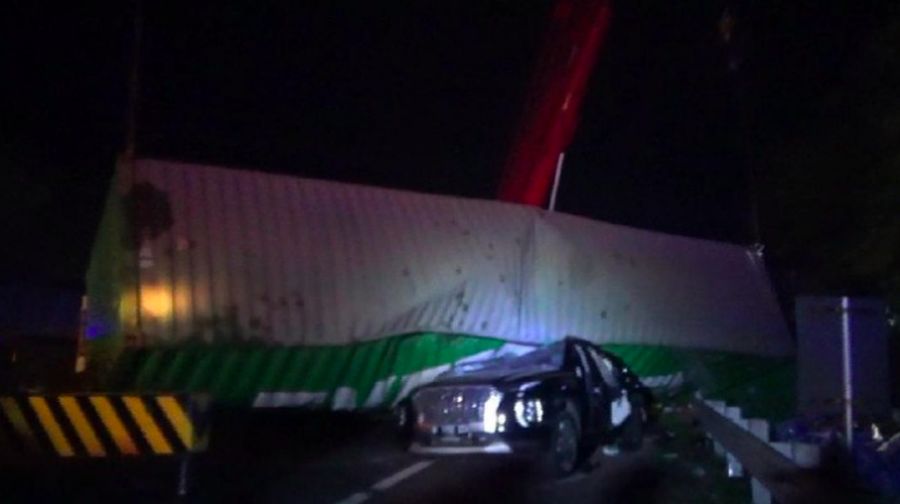 Kecelakaan di Tol Cipularang yang menewaskan Direktur Indomaret. (Foto: dok. Istimewa)