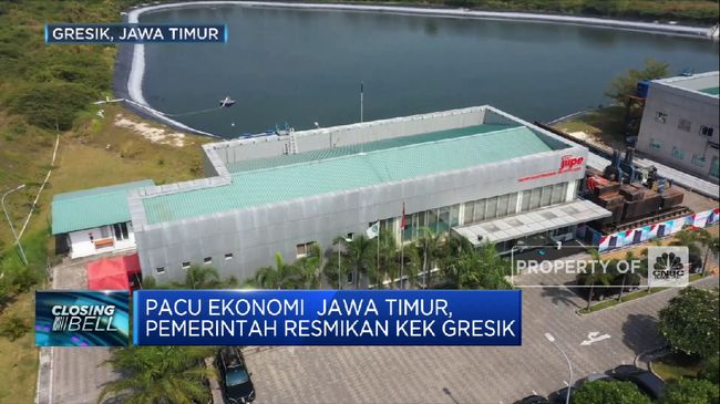 Pacu Ekonomi Jawa Timur Pemerintah Resmikan Kek Gresik<script async src=