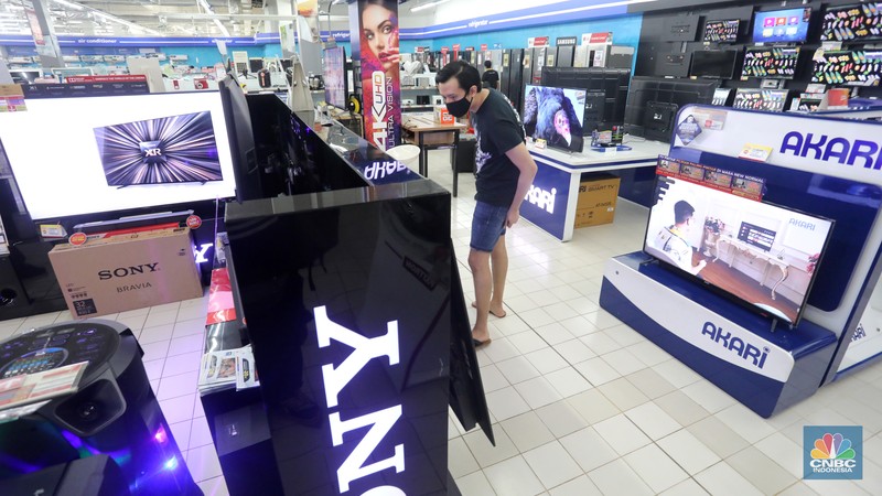 Penjualan Elektronik (CNBC Indonesia/Andrean Kristianto)