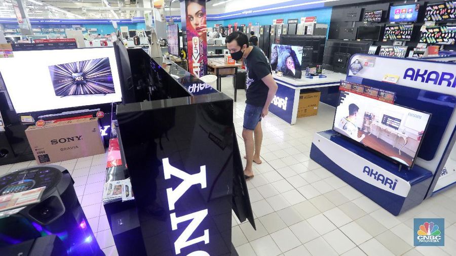 Penjualan Elektronik (CNBC Indonesia/Andrean Kristianto)