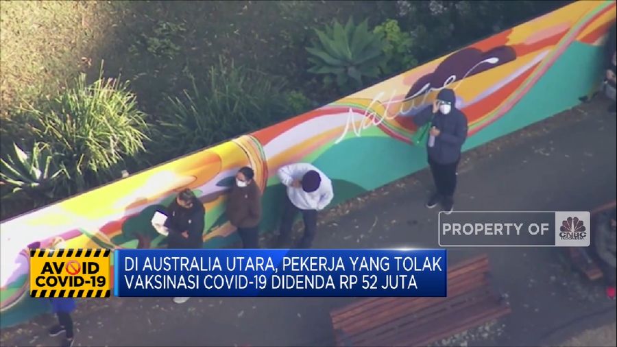 Pekerja Australia Utara yang Tolak Vaksin Covid-19 Didenda
