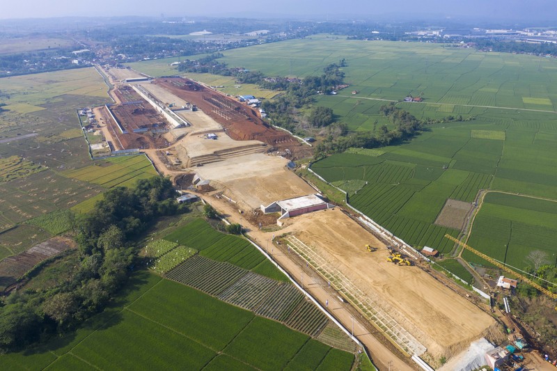 Proyek pembangunan kereta cepat Jakarta-Bandung. (Dok: KCIC) Proyek pembangunan kereta cepat Jakarta-Bandung. (Dok: KCIC)