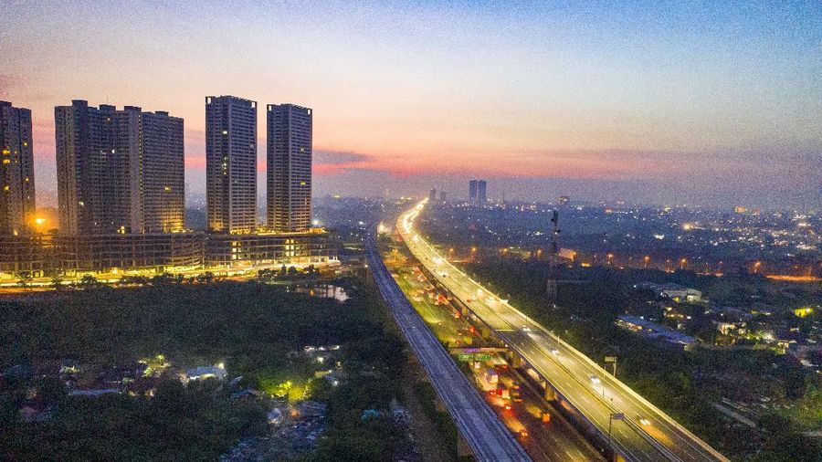 Proyek pembangunan kereta cepat Jakarta-Bandung. (Dok: KCIC)