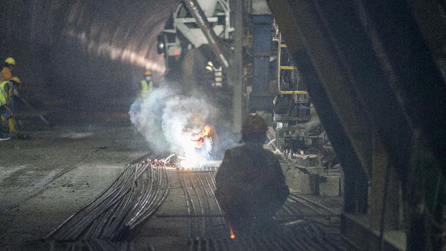 Terowongan Bawah Tanah Kereta Cepat JKT-BDG. (Dok: KCIC)