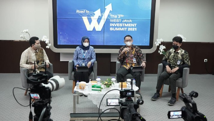 umpa pers Road to the 3rd West Java Investment Summit 2021 di Kantor DPMPTSP Jabar, Kota Bandung, Senin (18/10/2021).