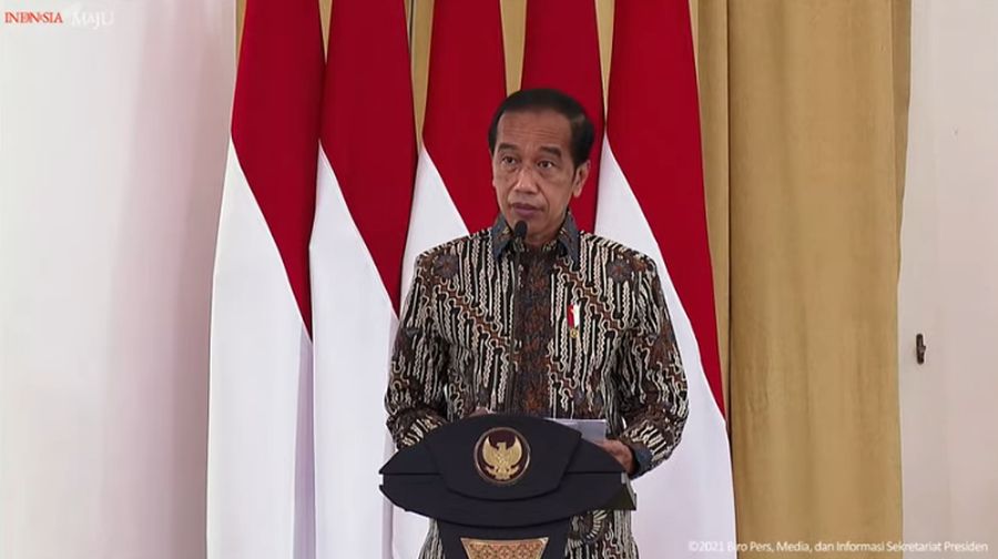 Presiden Jokowi Saat Peresmian Pembukaan Apkasi Otonomi Expo
