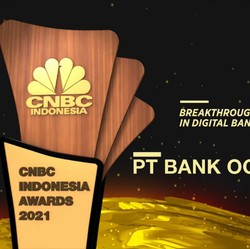 OCBC NISP Raih Breakthrough Award in Digital Banking 2021