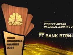 Bank BTPN Dianugerahi "Pioneer Award In Digital Banking 2021"