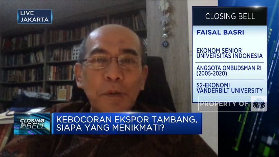 Kata Faisal Basri Soal Kebocoran Ekspor Tambang & Kerugian RI (CNBC Indonesia TV)